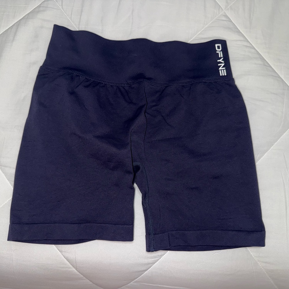 Dfyne dynamic navy blue shorts